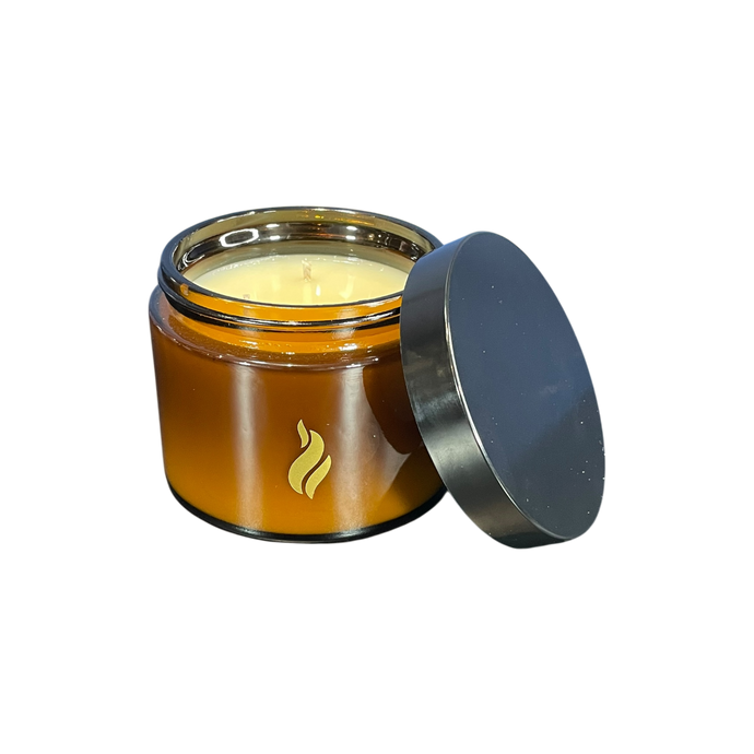 Soy Wax Scented Candle - Large - Amber