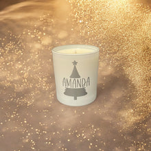 Load image into Gallery viewer, Soy Wax Scented Candle - Personalised Christmas - white
