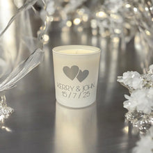 Load image into Gallery viewer, Soy Wax Scented Candle - Personalised Love - white
