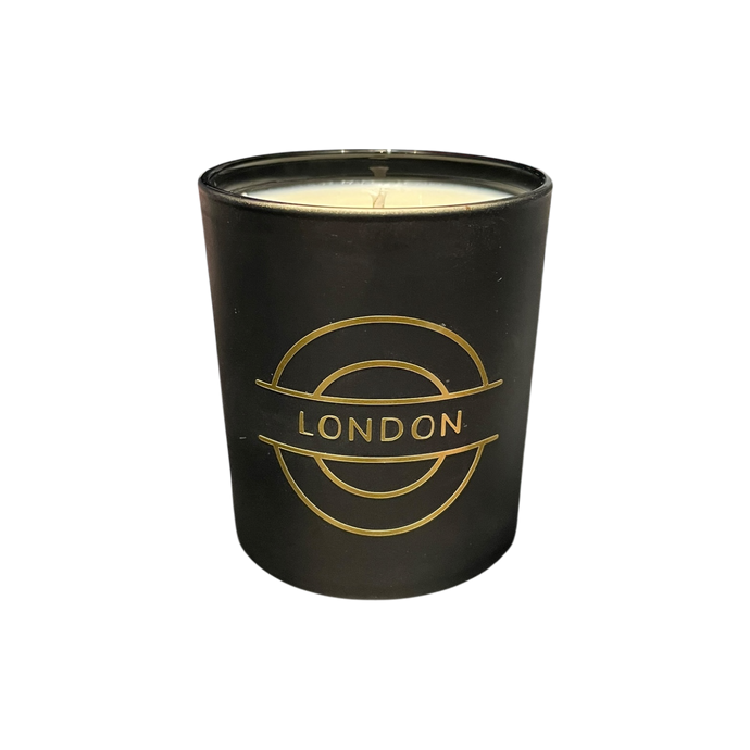 Soy Wax Scented Candle - London - black