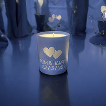 Load image into Gallery viewer, Soy Wax Scented Candle - Personalised Love - blue
