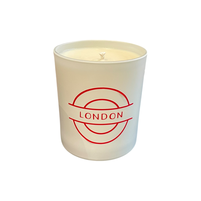 Soy Wax Scented Candle - London - white